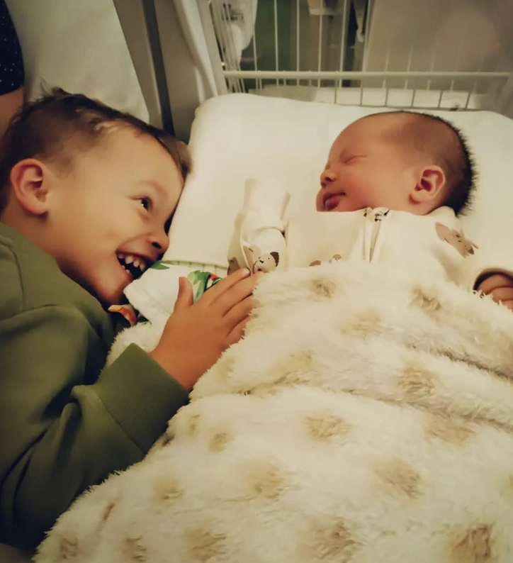 De twee kinderen van het gezin Briers