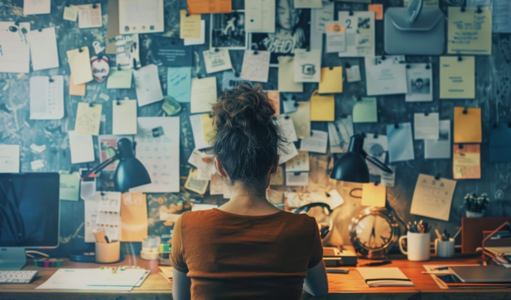 Volwassene met ADHD in stress en chaos op het werk